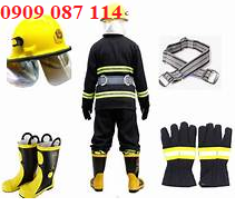 Quần Áo Chống Cháy Nomex 4 Lớp Xanh Đen