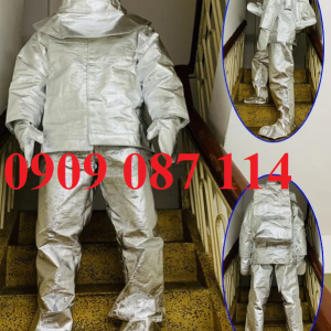 Quần Áo Chống Cháy Tráng Nhôm 500 Độ C